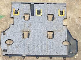 58570-60770-b1 Toyota Landcruiser Lx470 Rear Cargo Floor Carpet Mat Gray Lf10 02 03 04 05 Oem
