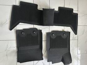 908-35213-02 Toyota 2020- 2025 Oem Tacoma Double Cab Rubber All Weather Floor Mats 3 Pcs