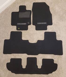 Beysh0004256be Toyota Highlander 2020-2023 Oem Black Carpet Floor Mats 3 Row Clean 20-23