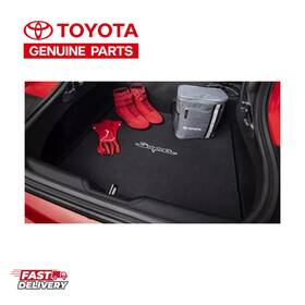 C1200-20 Toyota 2020-2025 Supra Gr Carpet Cargo Mat Black Piping Surround