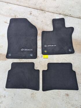 Pt919-76190-20 Toyota Lexus 2019-2022 Ux Oem Floor Mats 4pc Genuine Replacements Black Carpet