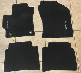 Pt206-02202-01 Toyota Oem Accessories 2020-2024 Corolla Sedan Black Carpet Floor Mats