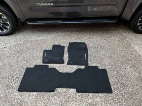 Pt206-35082-02 Toyota Oem Accessories Floor Mat-carpet - Black Double Cab Limited Tundra 2022-2024