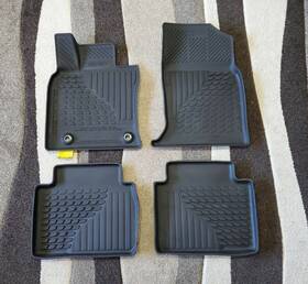 Pt206-03200 Toyota 2020-2023 Camry Awd With Black Letters 4 Pcs Set All Weather Floor Liners