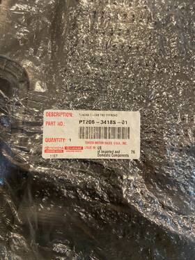 Pt206-3418s-01 Toyota Pt206-18s-01 Genuine Tundra Trd Black Carpet Floor Mats Set 3pc New
