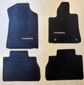 Pt206-34072-xx Toyota Genuine Oem Tundra Black Carpet Floor Mats 4-piece Set