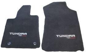 Pt206-34181-01 Toyota Trd Offroad 2018 2019 2020 2021 Tundra Truck Oem Front Black Carpet Mats