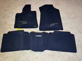 Pt206-3418x-xx Toyota Oem Tundra Platinum Carpeted Floor Mats 2014-21 Dbl Or Crew Cab