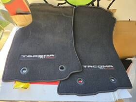 Pt206-35173-02 Toyota Oem Genuine Floor Mats Black Trd Sport 4 Pc 2016-2017 Tacoma Crew Cab
