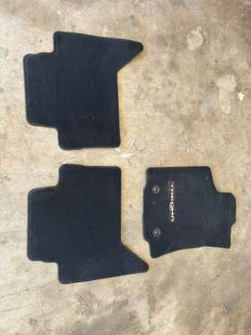 Pt206-35177-02 Toyota Tacoma Oem Black Trd Off Road 3 Piece Floor Mats Crew Cab 2016 2017