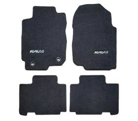 Pt206-42162-20 Toyota Rav4 Hev Black Carpet 4 Pc Floor Mat Set Fits 2012- 2018