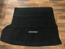 Pt206-48140-xx Toyota 2014-19 Highlander Oem Black Carpet Rear Cargo Floor Mat With Logo