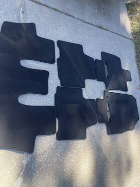 Pt206-48241-20 Toyota 2024 Grand Highlander Complete Set Of 5 Floor Mats Front Rear Black Oem