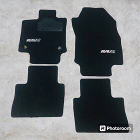 Pt2064 Toyota 42190 Rav 4 2019-24 Oem Carpet Floor Mats Logo Pc Black