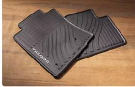 Pt908-3500w-02 Toyota Genuine Tacoma All Weather Mats Black