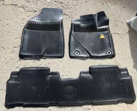 Pt908-48165 Toyota Pt908-48165/df- Genuine 2014-2019 Highlander 3 Rubber Floor Mats Oem Black