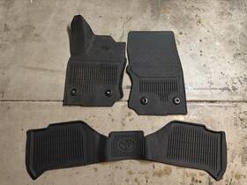 Pt908-89250-02 Toyota Oem 2025 4runner All Weather Floor Liners 3pc Set Without 3rd Row