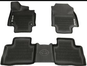 Pt9084221520 Toyota New 2019-2025 Rav4 Floor Mats Rubber All Weather Genuine Oem Set Black