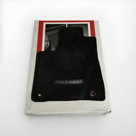 Toyota Pt926-48191-xx Oem Highlander 2014-2018 Carpet Floor Mats 3pc Original Embroidered Black