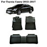 Tpe Floor Mats Liner For Toyota Camry Row Black Carpets