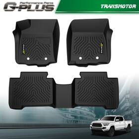 Transmotor2013 Tr-u567547 All Weather Tpe Floor Mats Fits 2018-23 Toyota Tacoma Double Cab 2 Row Liner Set