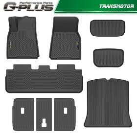 Tra215488 Transmotor2013 Tpe Floor Mats Backrest Mat Cargo Liner Set Fit For 20-24 Tesla Model Y 5 Seater