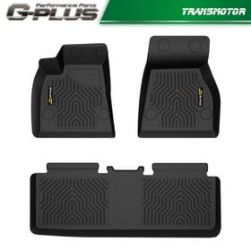 Tra520511 Transmotor2013 Fit For 2015-2020 Tesla Model S Floor Mats Tpe All Weather Full Set Liners Black
