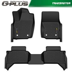 Tra95652 Transmotor2013 Tpe Floor Mats Fit For 2024-2025 Toyota Tacoma Double Cab All Weather