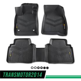 Tra122214 Transmotor2014 Fit For 2023-2024 Honda Accord Front And 2nd Row Heavy Duty Tpe Floor Mats Liner