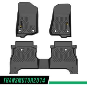 Tra217753 Transmotor2014 Tpe Floor Mats Waterproof Liners Fit For 2020-2025 Jeep Wrangler Gladiator New