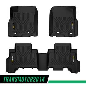 Tra239709 Transmotor2014 Tpe 3d Floor Mats Liners Fit For Toyota 4runner Lexus Gx460 All Weather 14-23