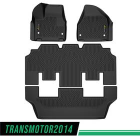 Tra426929 Transmotor2014 Fit For 2017-2025 Chrysler Pacifica All Weather Tpe Floor Mats Protection Liners