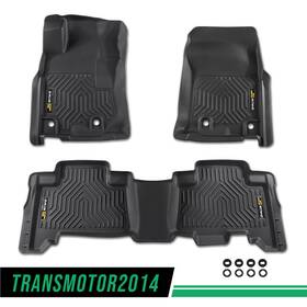 Tra441384 Transmotor2014 Fit For 14-23 Toyota 4runner Lexus Gx460 Floor Mats Tpe Front And 2nd Row