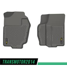 Transmotor2014 Tra826311 Fits 1994-2002 Dodge Ram 1500 2500 3500 All Weather Tpe Floor Mats 1st Row Gray