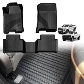 Triplealiners 3a-colorado23fl Triplealliner All Weather Floor Mats Set For 2023-2025 Colorado Canyon
