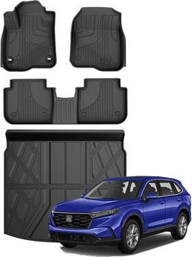Fm-ho-016-zh-2 Ttx Lighting Fm-ho-016-zh-2%-ttx All Weather Floor Mats And 23-25 Crv Upper Trunk Mat Set
