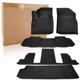 Twom 2018-up 7 4pcs Floor Mats Cargo Liners Carpet All Weather For Chevrolet Traverse