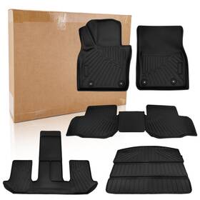Cx-90 Twom 2024-up For 2024 Mazda Floor Mats All Weather Tpe 3d Carpets Liner Guard Full Us