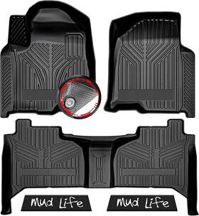 Tyg 711299199394 Weather Truck Floor Mats 5pcs Fit 2019-2025 Chevy Silverado/gmc Crew Cab Mud