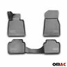 U013167 Omac Floor Mats Liner Molded Black Fits Bmw 8698797646352