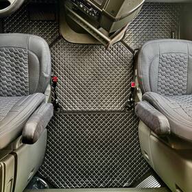 Vl760-fm-v-b V-truck Corp Vl760-fm-v-b/gr Floor Mat Set For Volvo Vnl 740 760 Models