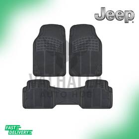 Valhalla 759135320049 Car Floor Mats 3 Pcs Fits Jeep Liberty Heavy Duty Piece Universal