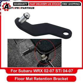 Oip003-bk Vehito Driver Side Carpeted Floor Mat Retention Bracket For Subaru Wrx 02-07 Sti 04-07