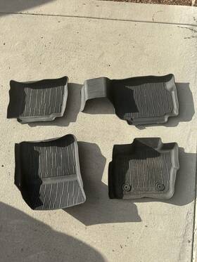 25dfn8741 Viwik Car Floor Mats For Ford Fusion 2017 2018 2019-2020 All-weather Tpe Rubber Black