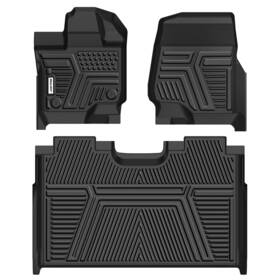 277702 Viwik Floor Mats Tpe Rubber Liners All Weather For Chevy Silverado Gmc Sierra 1500 New