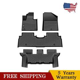 277726 Viwik Floor Mats Tpe Rubber Liners All Weather For 2016 2017 2018 2019 Kia Sorento