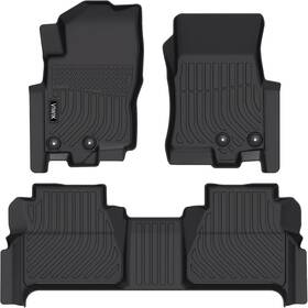 277825 Viwik Floor Mats Tpe Rubber Liners All Weather For 22-24 Nissan Frontier Crew Cab Zc