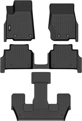 6-passenger Viwik 2d6f0n7842 Floor Mats For Jeep Grand Cherokee L 2021-2023 Without Center Console