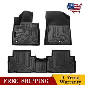 2fsgbh45894 Viwik Floor Mats For Hyundai Santa Fe 2019-2020 All Weather Black 1st And 2nd Liners