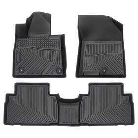 584251 Viwik Floor Mats Fits 2019-2020 Hyundai Santa Fe All Weather Rubber Tpe